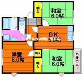 清水コーポ　Ｇ棟の物件間取画像